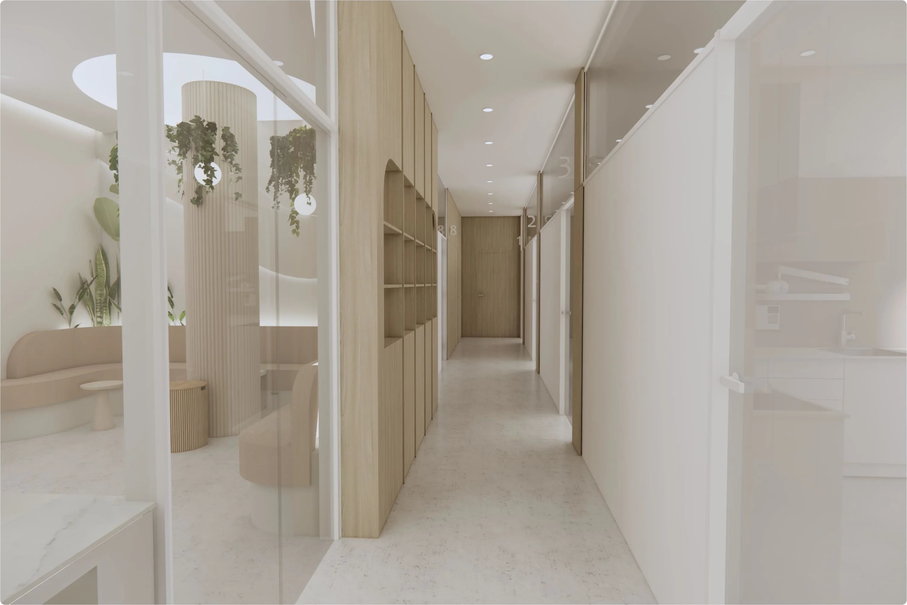 Recepce kliniky LaDenta, Praha 7